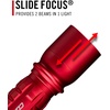 image:imageCoast XP11R 2600 Lumen USBC Rechargeable LED Flashlight with Slide Focusand Pure Beam Focusing Optic 4 Light Modes BlackRed